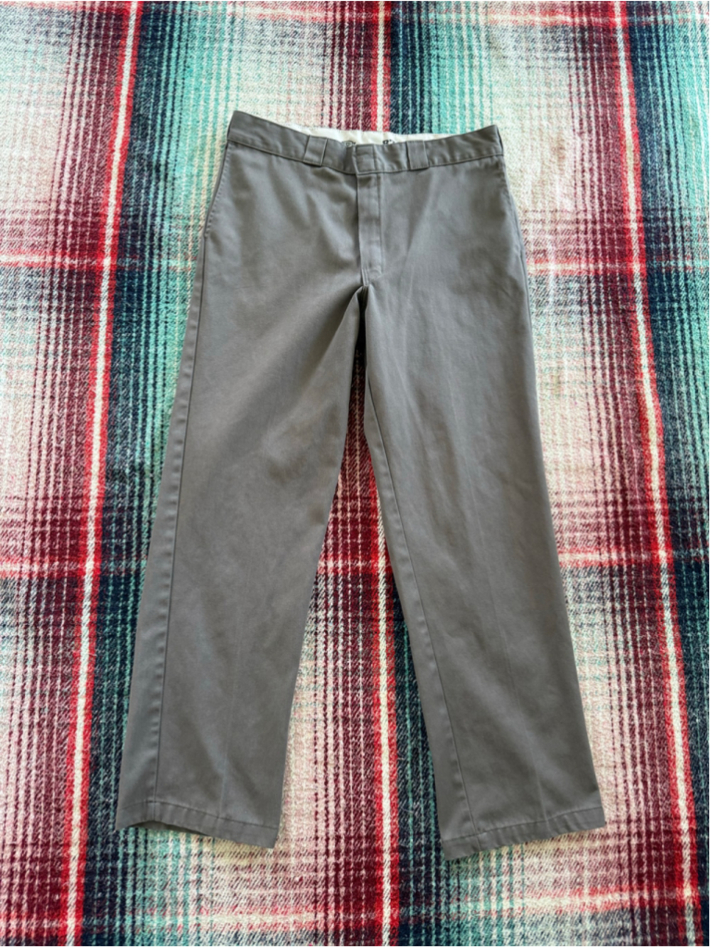 Vintage Dickies Gray 874 Original Fit Work Pants 36x32(35x31)